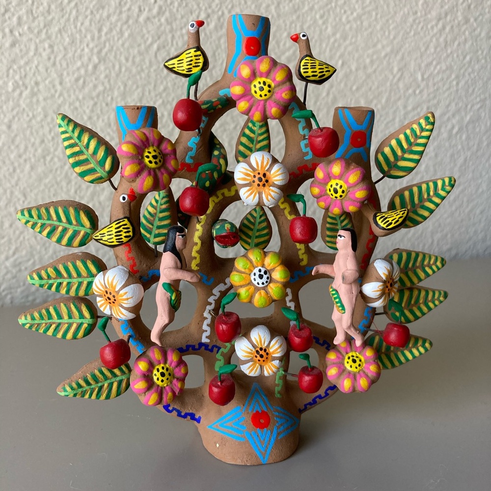 Mexican pottery art sculpture